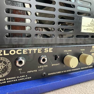 Trace Elliot VELOCETTE BOUTIQUE CUSTOM VALVE COMBO (GIBSON GOLDTONE)  *RARE BLUE TOLEX* image 3