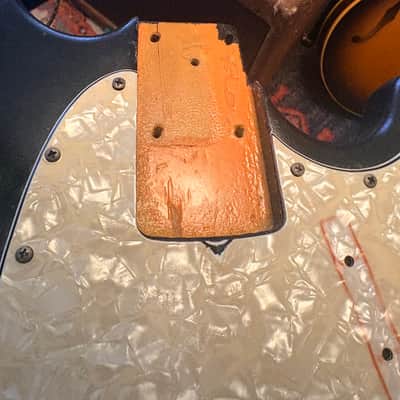 1969 Fender Mustang Bass Black Refin image 17