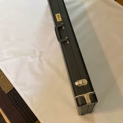 Vintage Ibanez RG Series UV1000 Black Tolex Hardshell Guitar Case Pink Interior image 8
