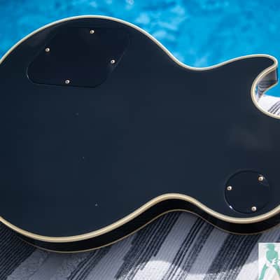 1999 MIJ Epiphone by Gibson Les Paul Custom Elite - (Pre Elitist) Black Beauty - w RARE Split Diamond Open Book Headstock - Pro-Setup w/ Perfect Frets/Action/Intonation! image 16