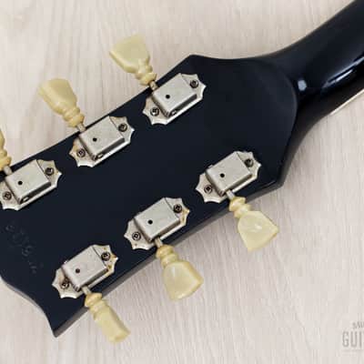 1972 Gibson ES-335 TD Vintage Semi-Hollow Guitar Ebony w/ Embossed T Tops & Case, Gord Miller image 5