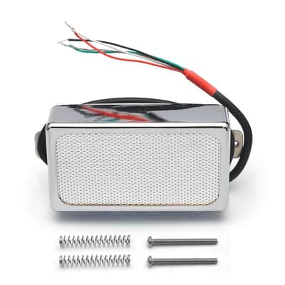 Chrome Alnico 5 LP SG Style Guitar Neck Bridge Humbucker Pickups image 3