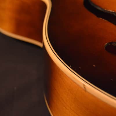 Vintage 1950's Harmony H-1311 Cremona Archtop Guitar with Venetian Cutaway - w/ OSS Case image 12