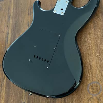 Aria Pro II Guitar, RS Wildcat, SUPER STRAT, Black, MIJ, 1986 image 2