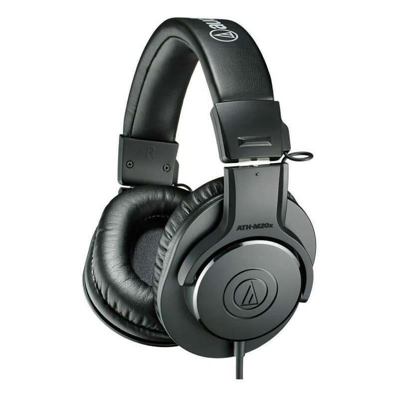 Audio-Technica ATH-M20x Professional Monitor Studio Tracking & Mixing Headphones image 1