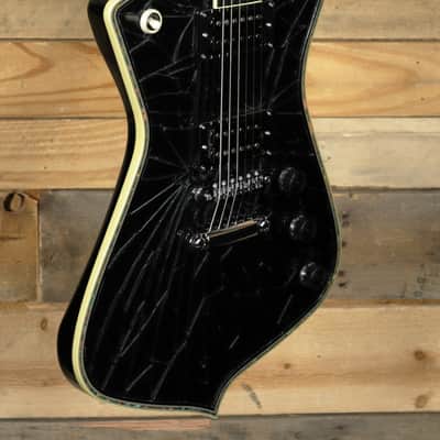 Ibanez Paul Stanley Signature PS3CM Electric Guitar Black Cracked Mirror w/ Case image 1