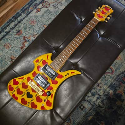 2006 Fernandes Burny YH-JR - Hide Signature Model - Yellow Heart
