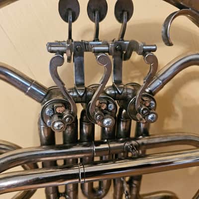 French Horn in F Soviet USSR Vintage and Rare image 4