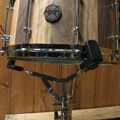 Hardcore Drums 14 x 7.5 Inch Black Walnut and Curly Cherry Stave Snare Drum image 2