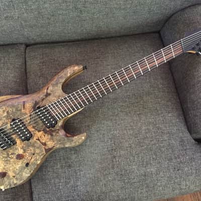 Kiesel Carvin Aries AM7 Multiscale New! 2016 Buckeye Burl image 1