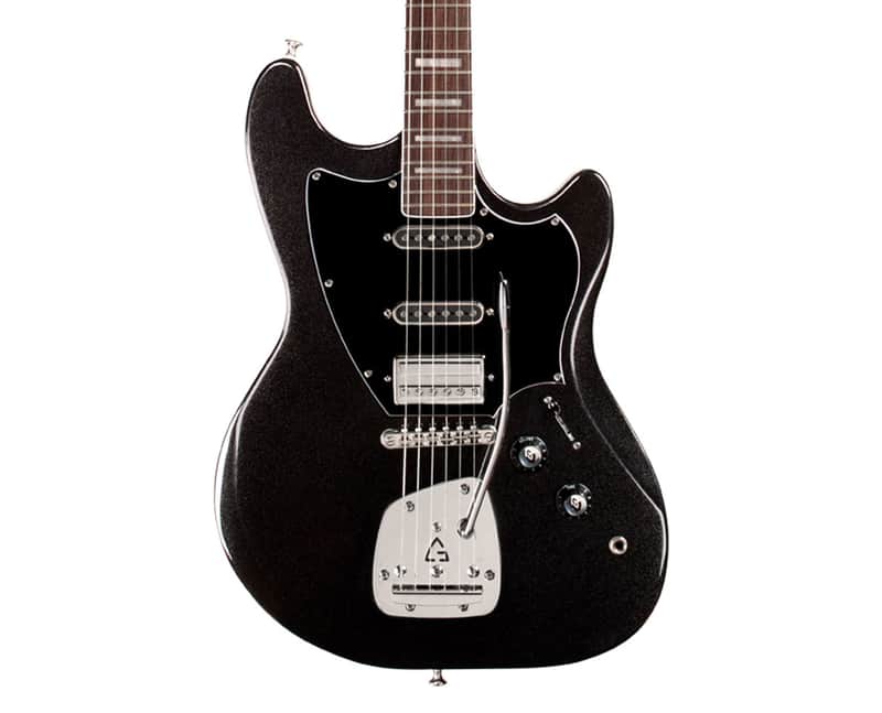 Guild Surfliner Deluxe Electric Guitar w/GFV - Black Metallic image 1