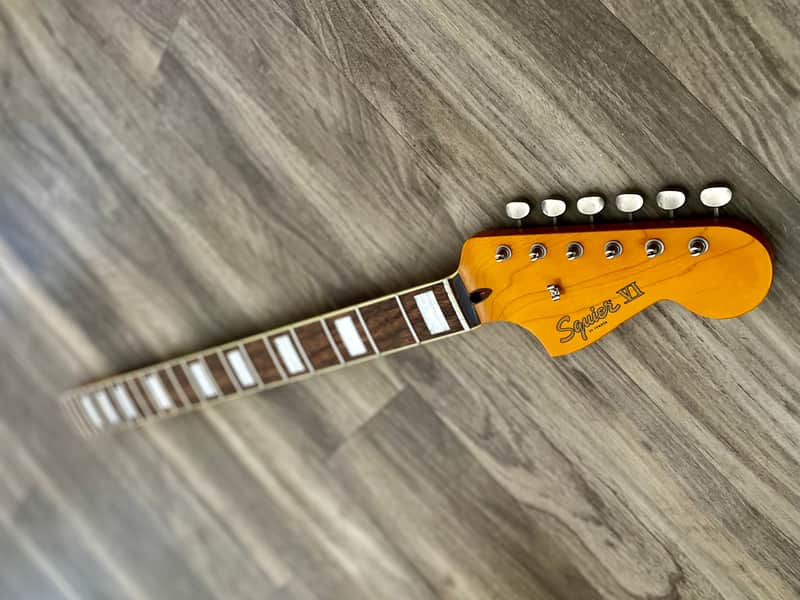Squier Bass VI Neck w/ Gotoh Tuners 2020 - Maple / Bound w/ Block Inlays image 1