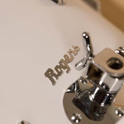 1970s Rogers "New England White" Drum Set 14x22 9x13 16x16 image 4