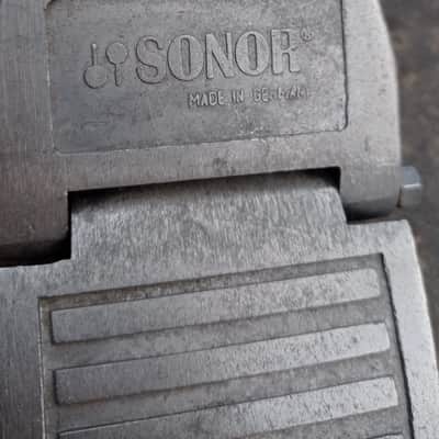 Sonor RARE " Z5371 " Bass Pedal Phonic , Signature, Performer 80s - Vintage silver image 2
