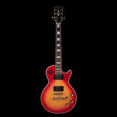 Used 1982 Aria Custom LP-Style (Bolt-On) Cherry Sunburst Electric Guitar With OHSC image 2