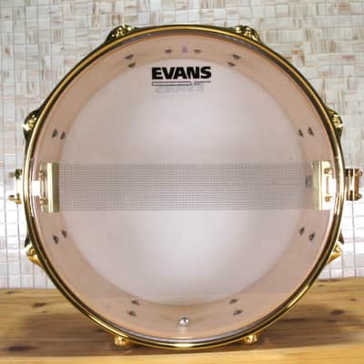 Click Icon Snare Drum 5.5x13 10ply Maple Purple Sparkle image 9