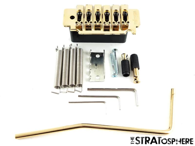 *NEW Wilkinson 2 Point TREMOLO for Fender Stratocaster Knife Gold WVS50K-GD image 1