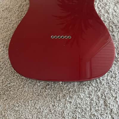Fender Deluxe Nashville Telecaster 2004 MIM Candy Apple Red Modified Guitar image 12
