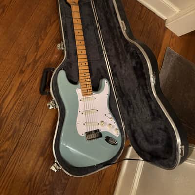 Fender RARE Fender 50th Anniversary Strat Plus Lace Sensors TBX LSR Schallers 1996 - Sonic Blue image 9