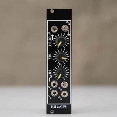 Blue Lantern Diode VCF Filter Eurorack Module w/ Patch Cables #58509 image 1