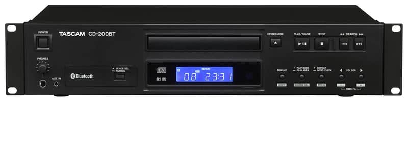 TASCAM CD-200BT CD Player/ Bluetooth Receiver CD200BT