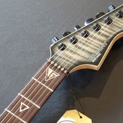 Valiant Soothsayer Charcoal Flametop NAMM Show Piece + COA OHSC (6785) image 11