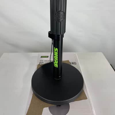 Shure by Gator SH-DESKTOP1 Round Base Desktop Microphone Stand, Black image 1