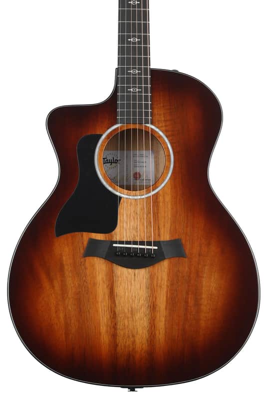 Taylor 224ce-K DLX Grand Auditorium Left-handed Acoustic-electric Guitar - Tobacco image 1