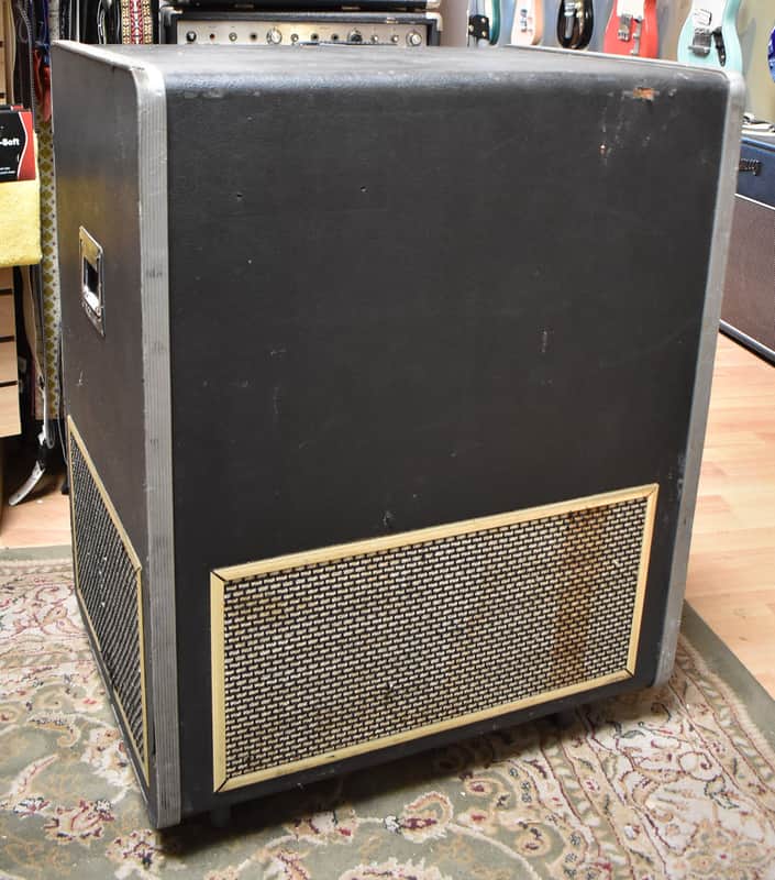 1970s Leslie 825 Amplifier/Rotating Speaker Combo Black image 1