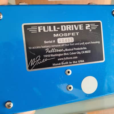Fulltone Full-Drive 2 Mosfet - Free Shipping image 2