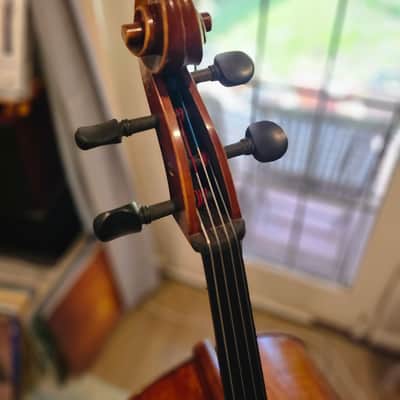 Cello - Schroeder Full-size 4/4, Model #200, excellent condition, Spruce top/Maple back & sides, with Bow, Bag, Stand and Rosin included. image 5