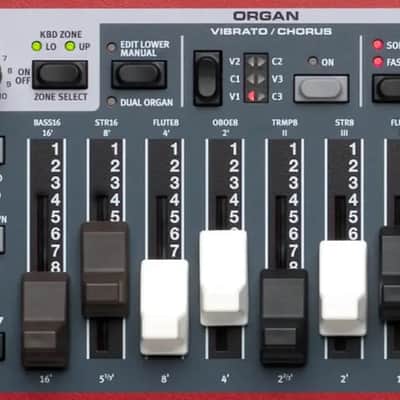 Nord Electro 6D 61-Key Organ/Digital Stage Piano, Red image 2