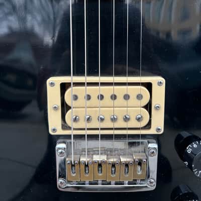 Vintage 1980’s Washburn SB-5 “Raven” 6 String Electric Guitar~MIJ~ Fresh Pro Setup image 15