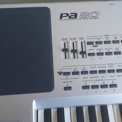 Korg Pa80 Expanded / 61 Keys Arranger Workstation 2002 Silver image 6