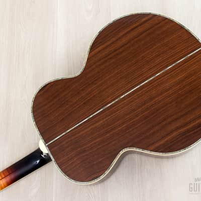 1995 Gibson J-200 Deluxe Limited Run Jumbo Sunburst, Rosewood Back + Sides, Near-Mint w/ Case image 18