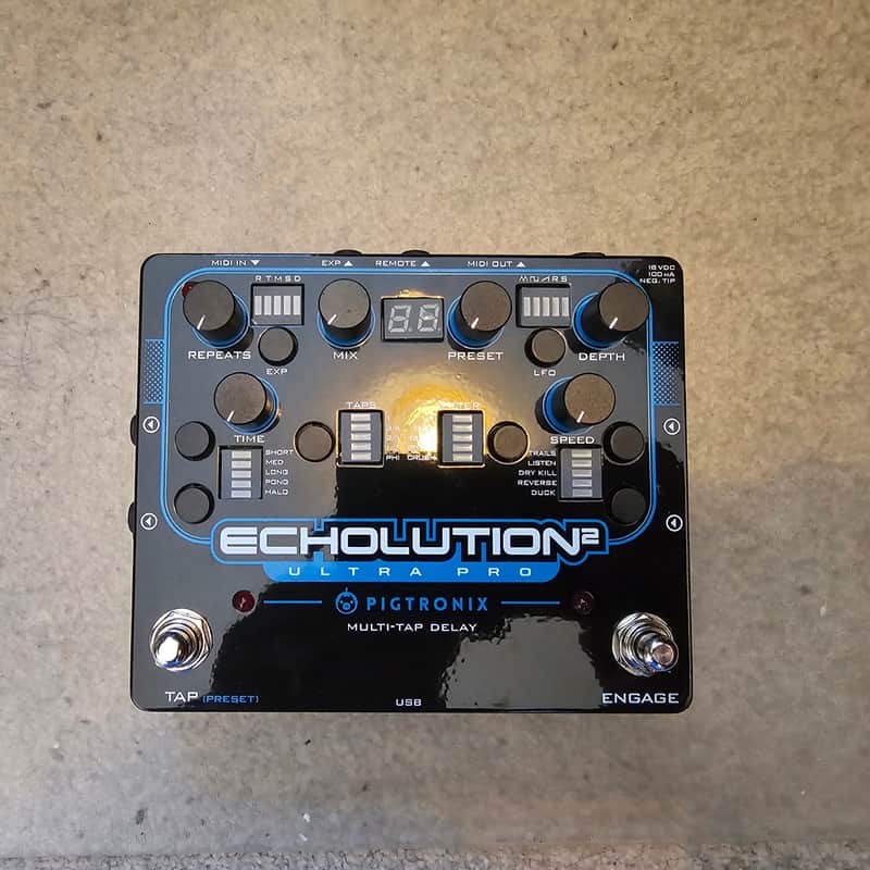 2010s Pigtronix Echolution 2 Ultra Pro Black