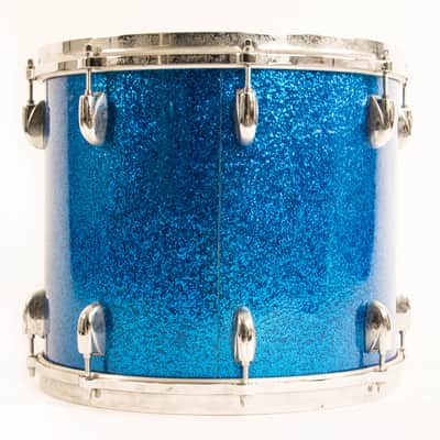 Gretsch Rack Tom Set (Blue Sparkle 70's Rack & Floor) 13x9 & 14x13 owned By J Mascis image 12