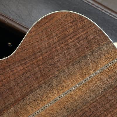 Santa Cruz "F" Custom Walnut Acoustic Guitar Natural + OHSC image 13