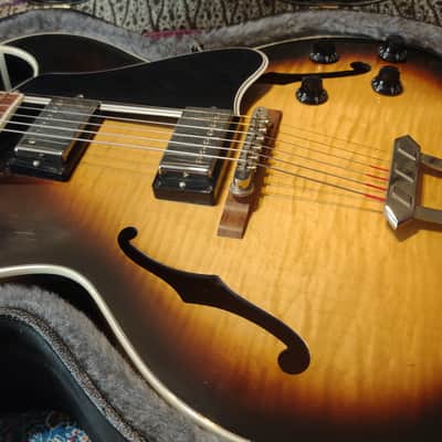 Gibson ES-175 D 2010 headstock repair Vintage Sunburst image 2