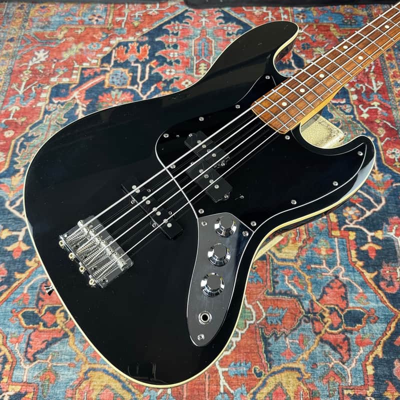 Fender Japan Aerodyne Jazz Bass Jet Black *Pro Setup, Low Action* - 2004 image 1