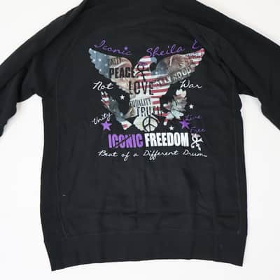 Iconic Freedom Black Hoodie - S image 4