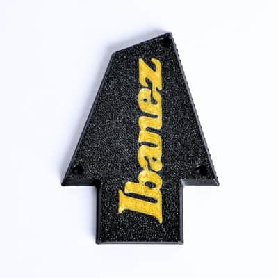 Custom Ibanez Truss Rod Cover for RG & JEM – Classic Logo (Gold & Black) image 9