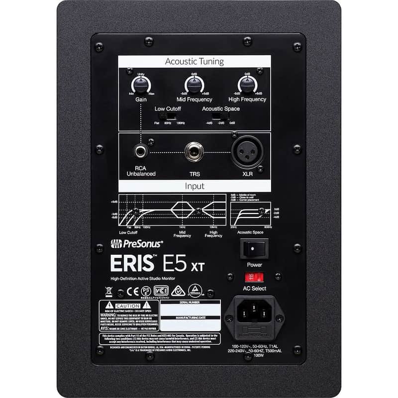 PreSonus Eris E5 XT 2-Way Active Studio Monitors (Pair) image 2