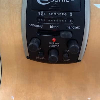 Epiphone EJ200SCE/N 2018 Natural Blonde, Sonic 2 preamp image 7