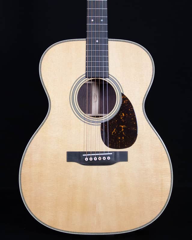 Martin OM-28 Acoustic Guitar, Natural image 1