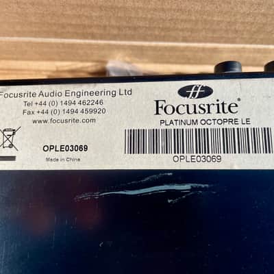 Focusrite Platinum Octopre LE 8-Channel Mic Preamp 2000s - Silver image 3