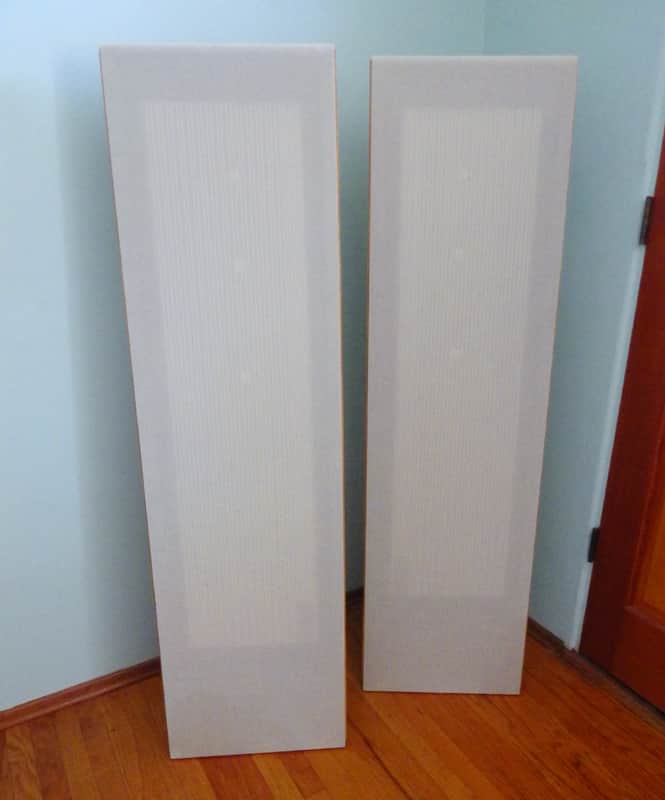 Magnepan Magneplanar MG .7 floor flat panel speakers 54" 2-way pair local pickup San Diego CA quasi-ribbon planar-magnetic image 1