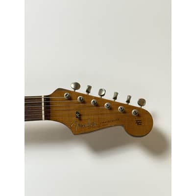 Fender CUSTOM SHOP STRATOCASTER LIMITED EDITION ROASTED 61 SUPER HEAVY RELIC 3 TONS SUNBURST 2023 - Super Heavy relic Aged 3 Tons sunburst image 5