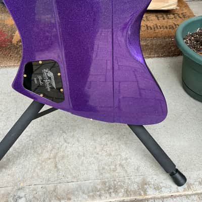 Kauer Banshee - Deep Purple Flake with White Racing Stripes image 15