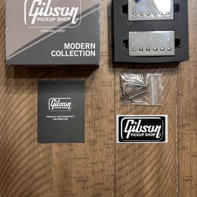 Gibson 490R / 498T Humbucker Set - Chrome image 1